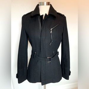 Millard Fillmore military style coat. Medium weight. Wool